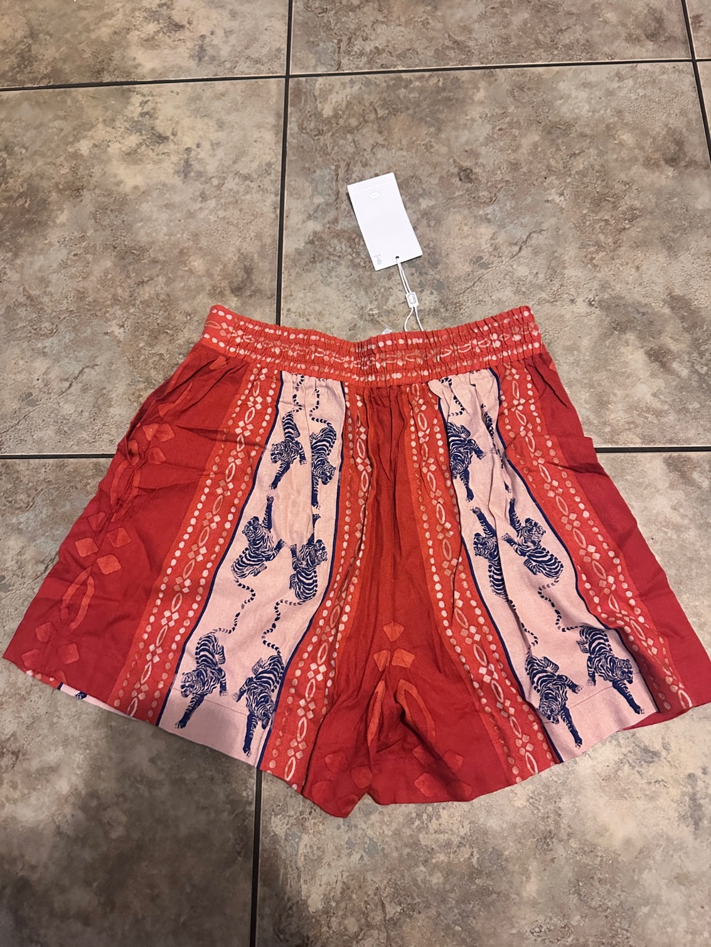 Caroline Constas Tiger Shorts - Picture 5 of 5